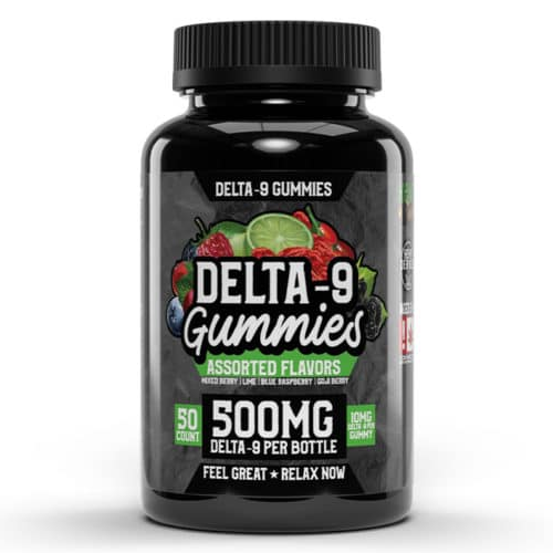 Delta-9 THC Gummies Best Hemp Bombs 50ct
