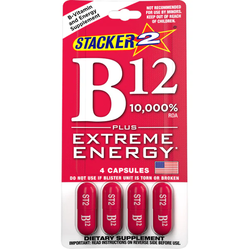 Stacker 2 B12 Energy Pills 4ct